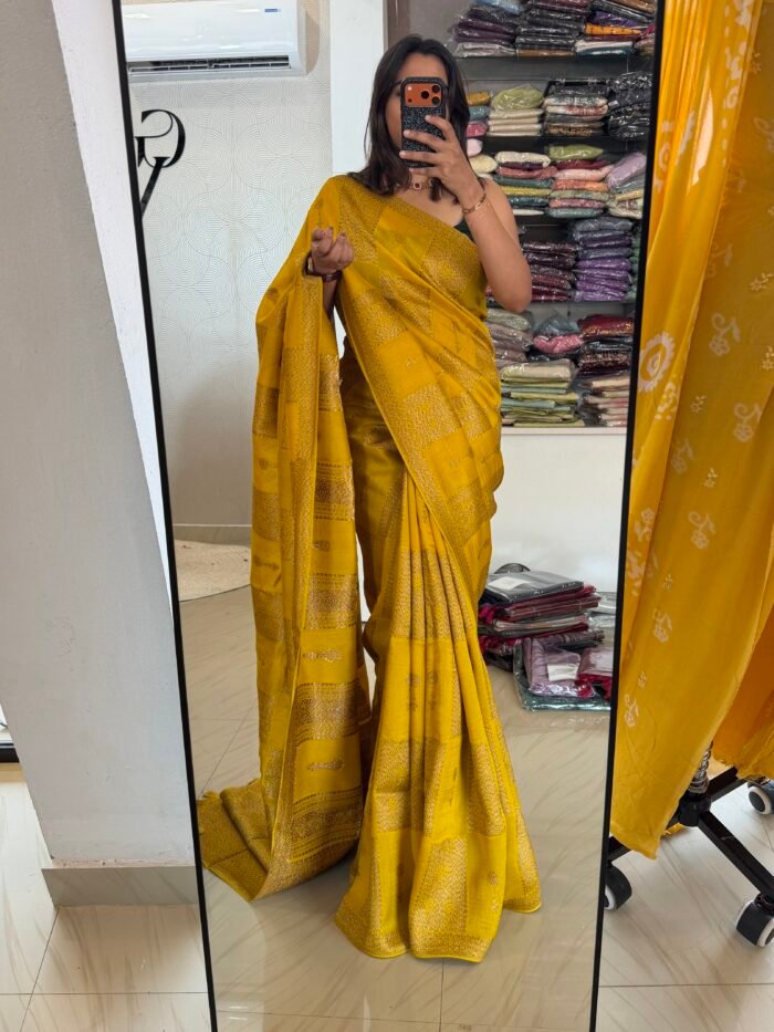 Functional wear sarees Banarasi saree collections Premium viscose banaras