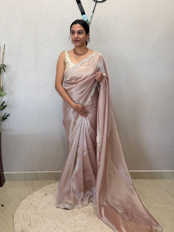 Premium kanchipuram tissue silk saree