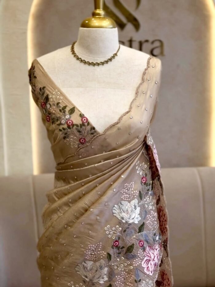 SOFT ORGANZA WITH EMBROIDARY WORK PREMIUM COLLECTION