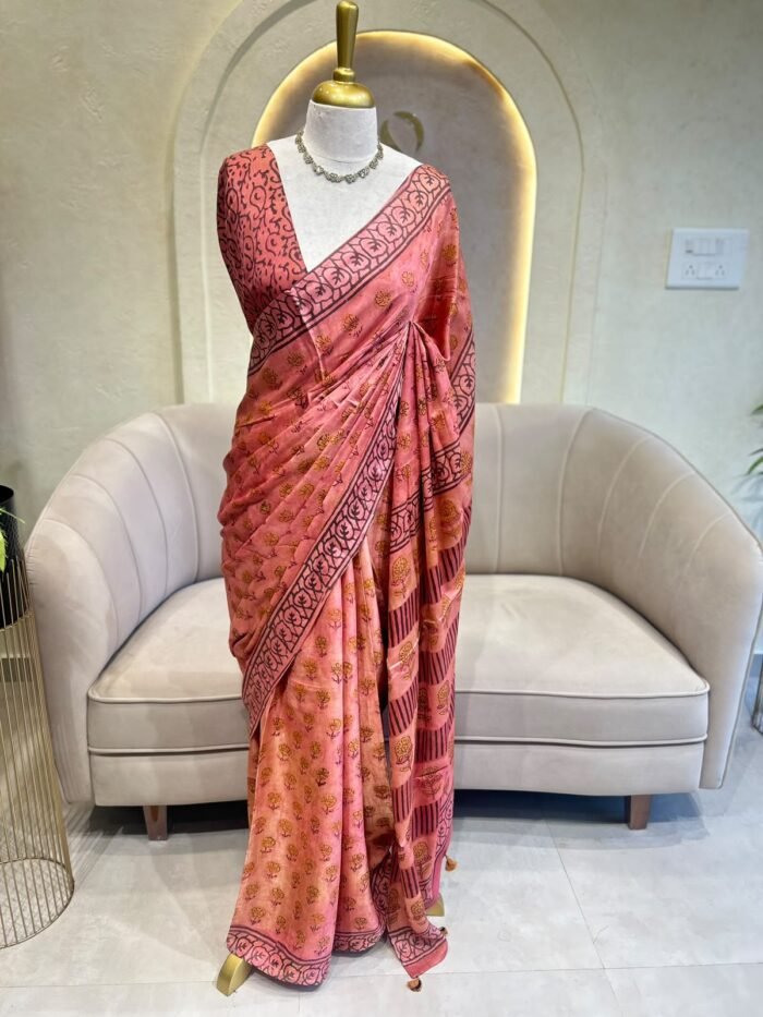 SEMI MODAL SILK CASUAL WEAR SAREES
