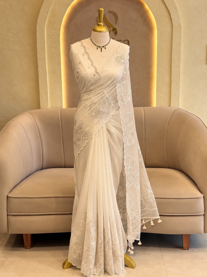 Semi Turkish Organza Saree