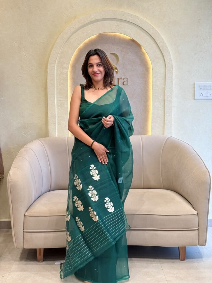 Pure Kora Organza Saree